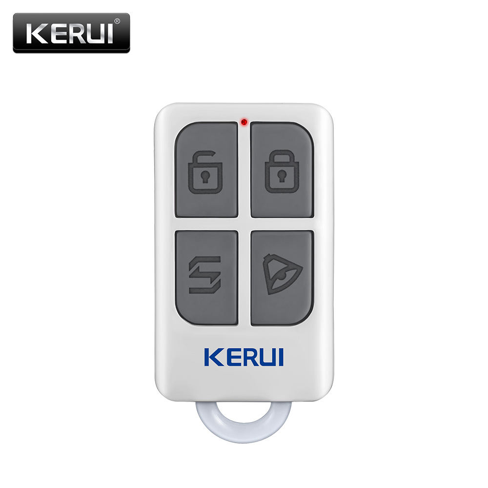Home Security Upgrades - KERUI Draadloze krachtige draagbare afstandsbediening 4-knoppen