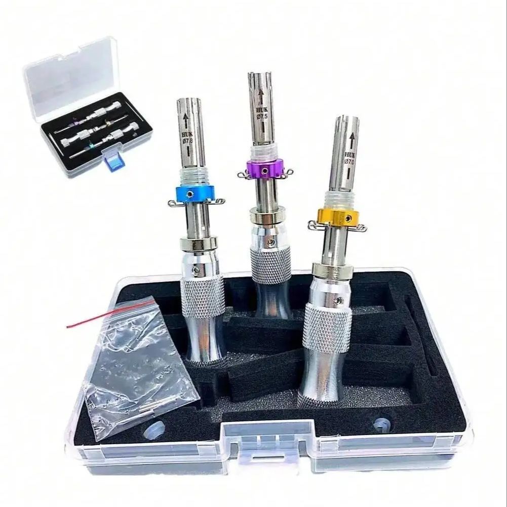 Lock Picking Set - Professionele 7-delige buisvormige slotenpickset (7,0/7,5/7,8 mm)
