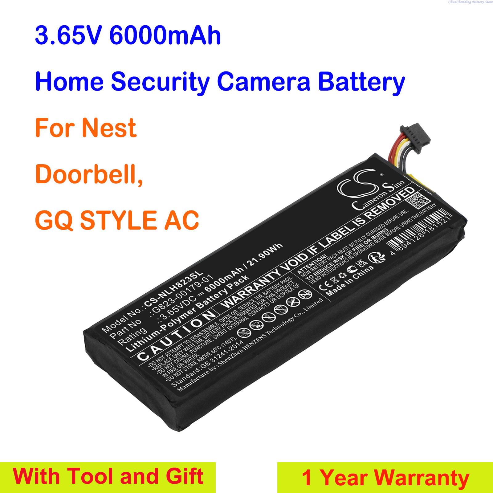 Home Security Doorbell Camera - Cameron Sino 6000Mah Home Security Camera