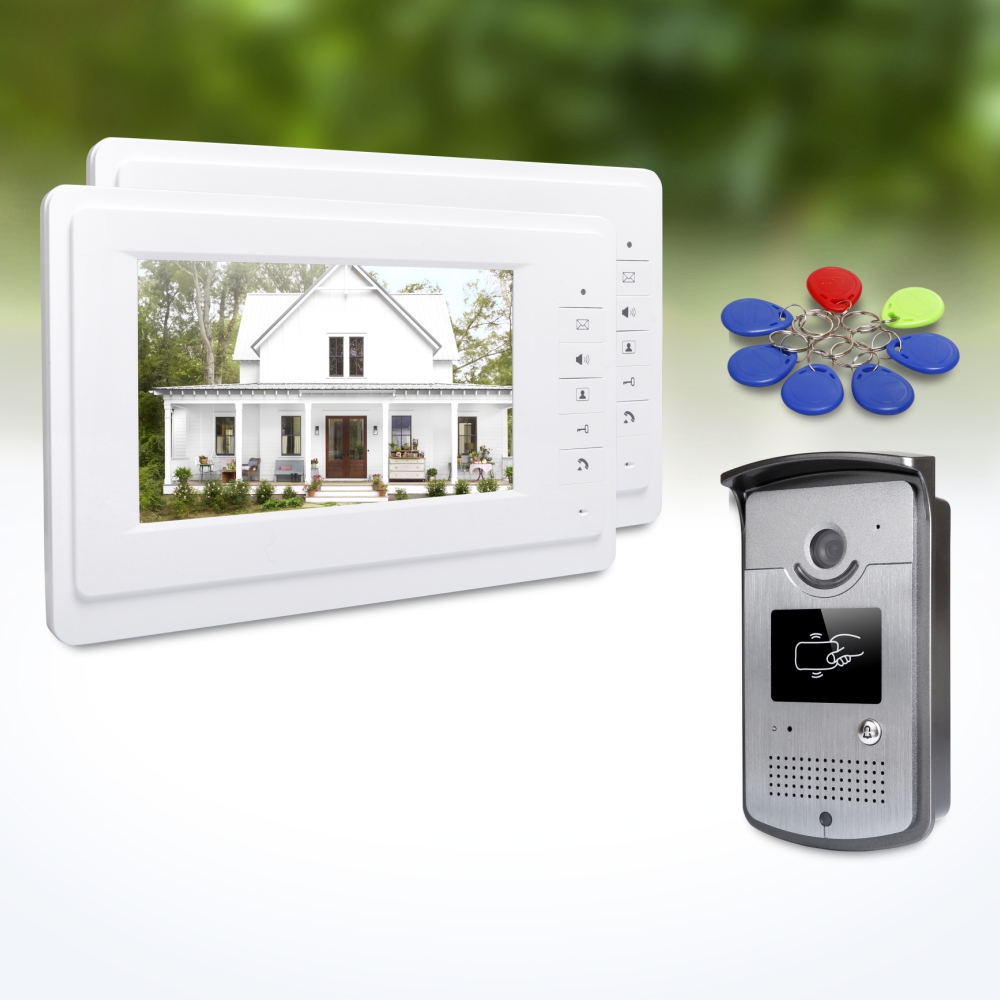 Home Security And Camera Systems - 1 buitencamera 2 binnenmonitoren 7 inch