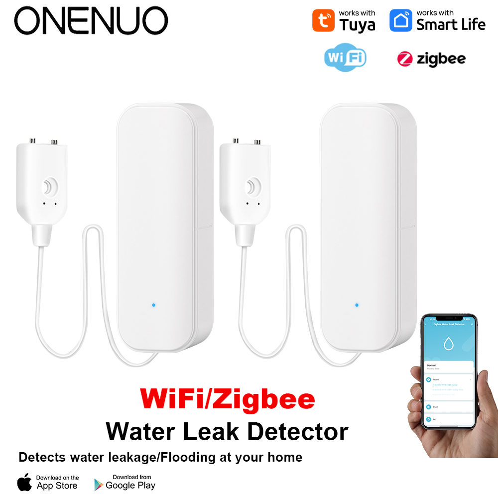 Home Security Upgrades - WiFi/Zigbee Watersensor Tuya Lekkage Alarm Overstromingslekdetector