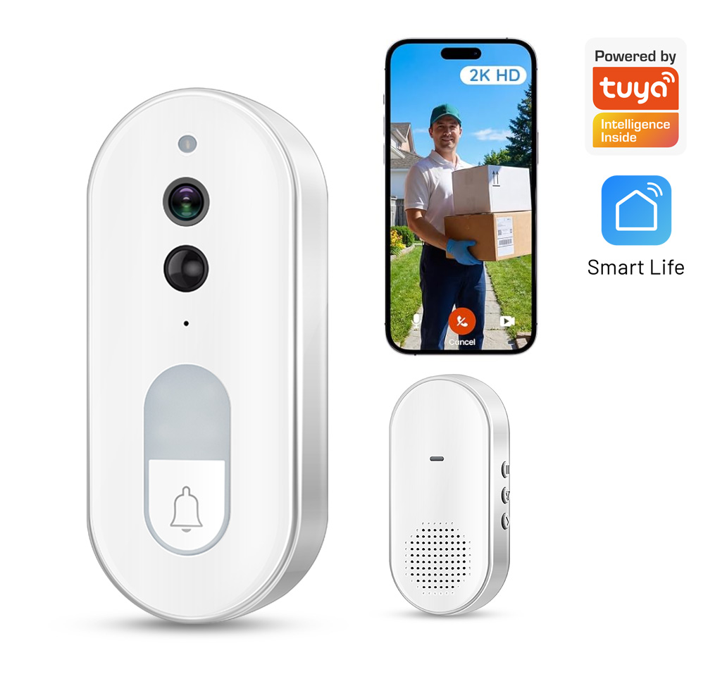 Home Security Doorbell Camera - Tuya Smart Video Deurbel Draadloos 1080P
