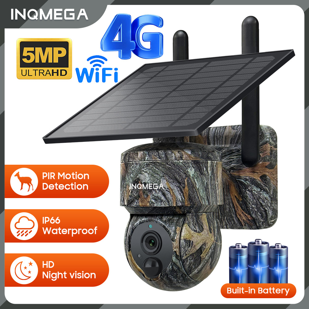 Home Security Panel - INQMEGA 5MP 4G / WIFI Draadloze