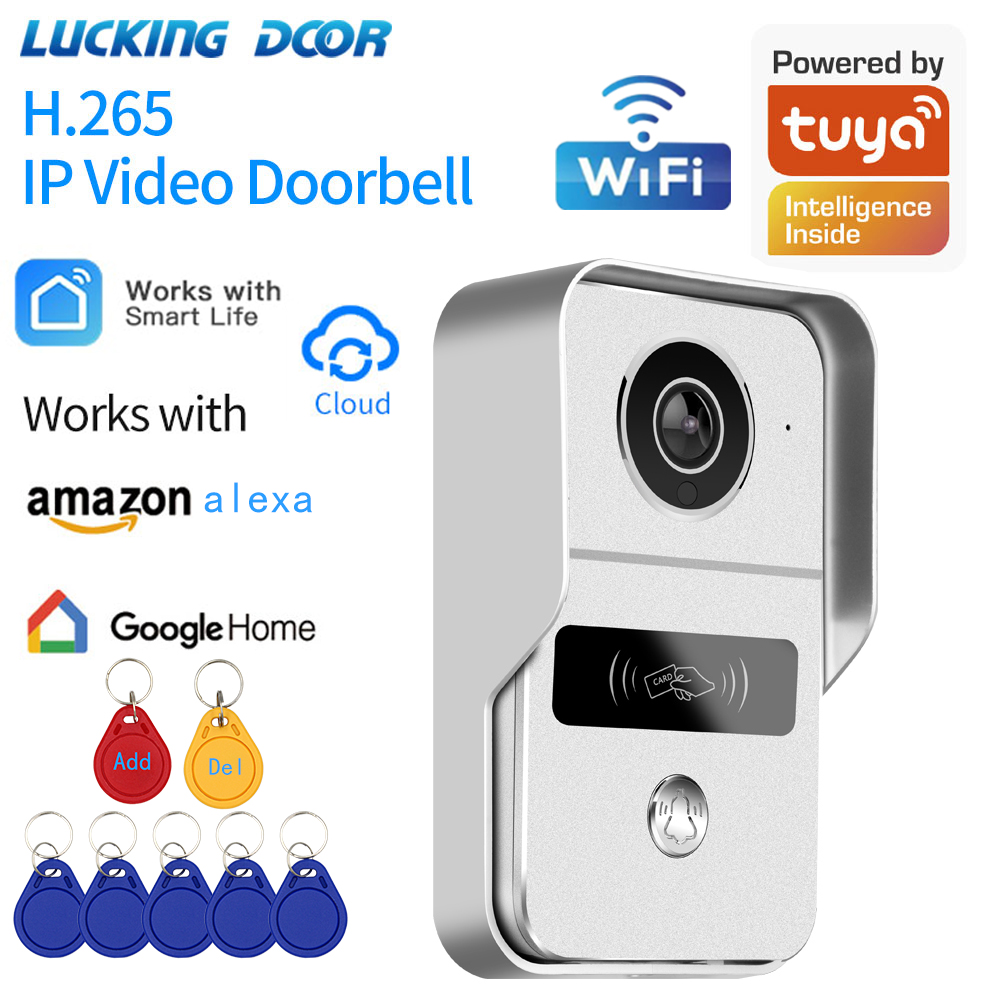 Home Security Doorbell Camera - Tuya Smart 1080P Deurbelcamera WiFi Draadloos