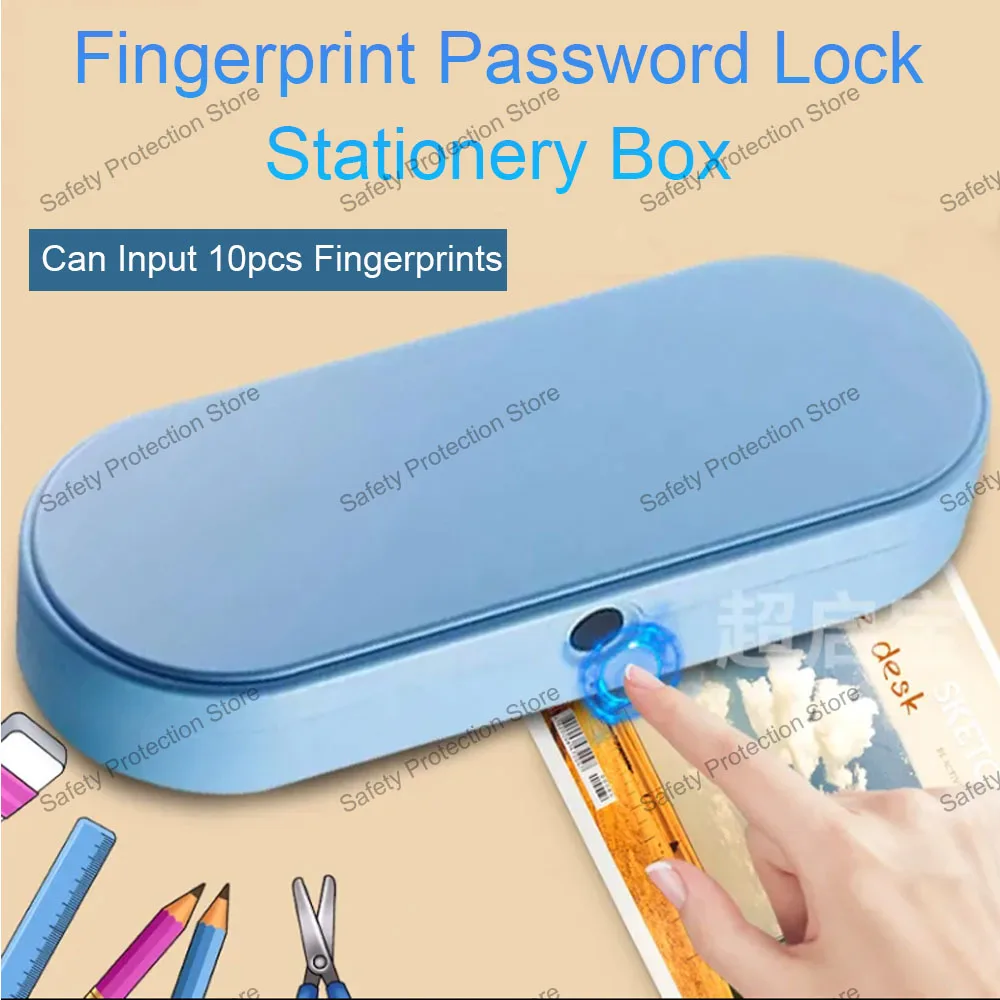 Home Security Safe - Vingerafdruk opbergdoos Vingerafdruk kluis Student Penetui
