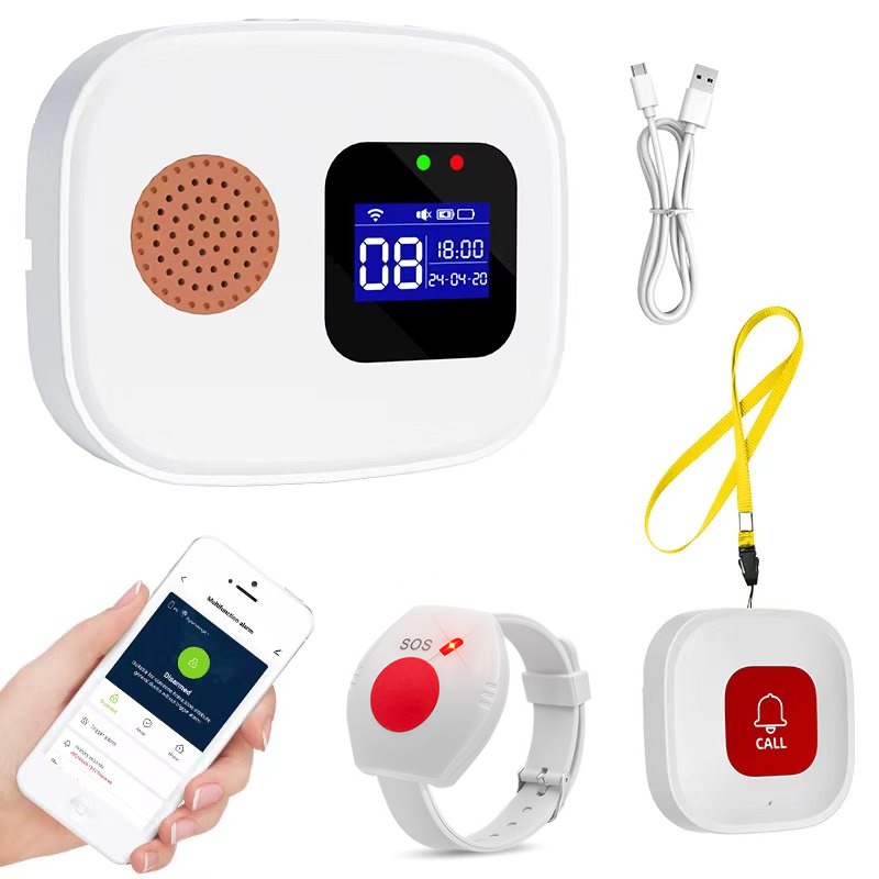 Home Security Upgrades - Noodoproepknop voor senioren, Tuya WiFi Alarmsysteem