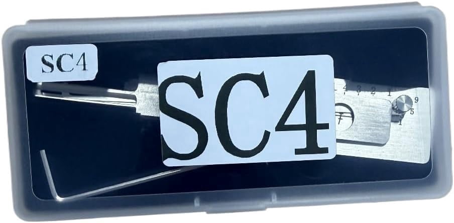 Home Security Measures - Sleutelmaatgereedschap SC4 van roestvrij staal, precisie-sleutelmeetinstrument