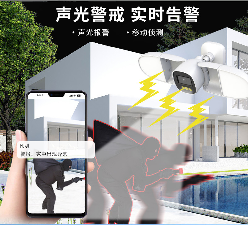 Volledig Kleur 4MP iCsee APP S - Home Security Flood Lights recensie en prijs
