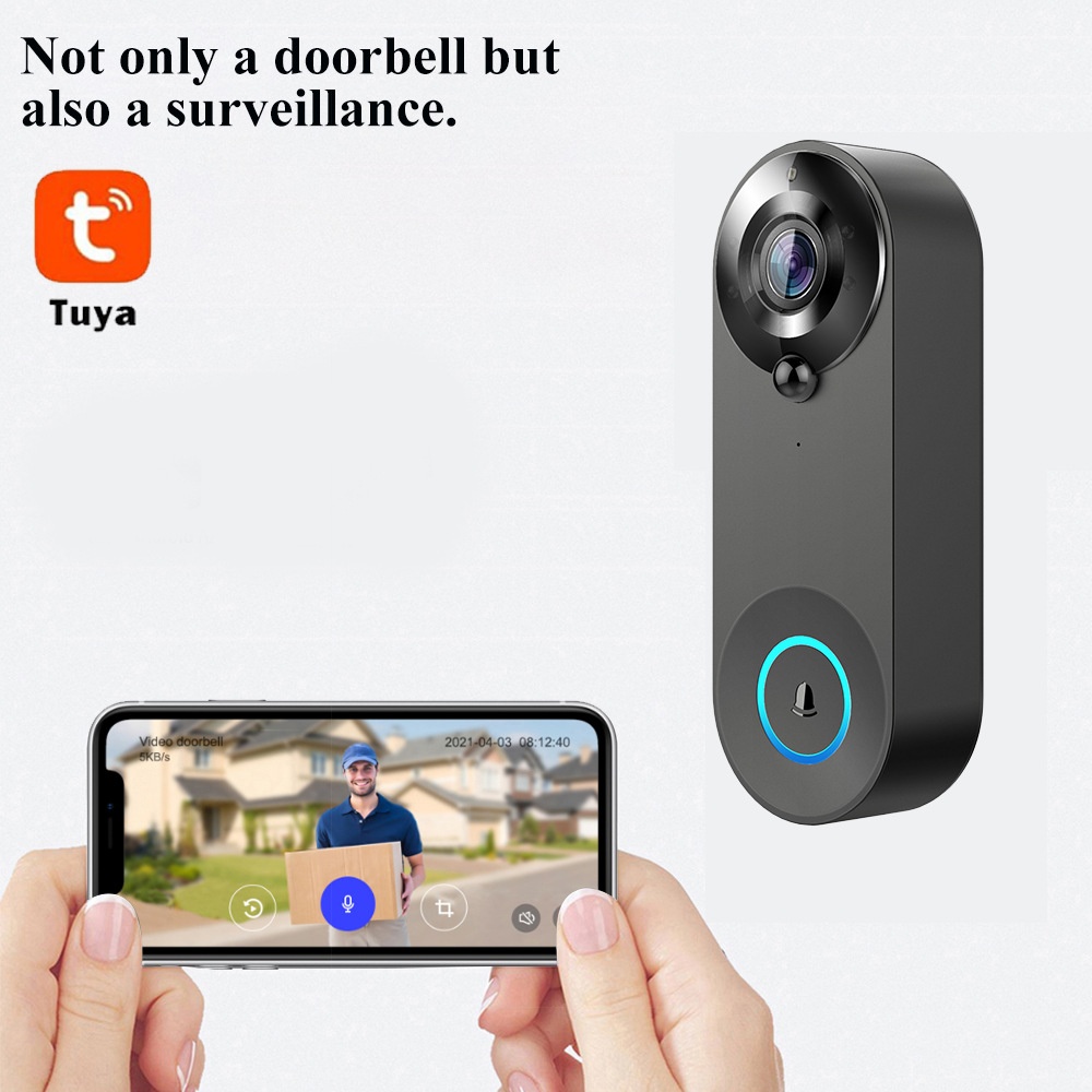 Tuya 1080P Draadloze WIFI Deur - Home Security Doorbell Camera recensie en prijs