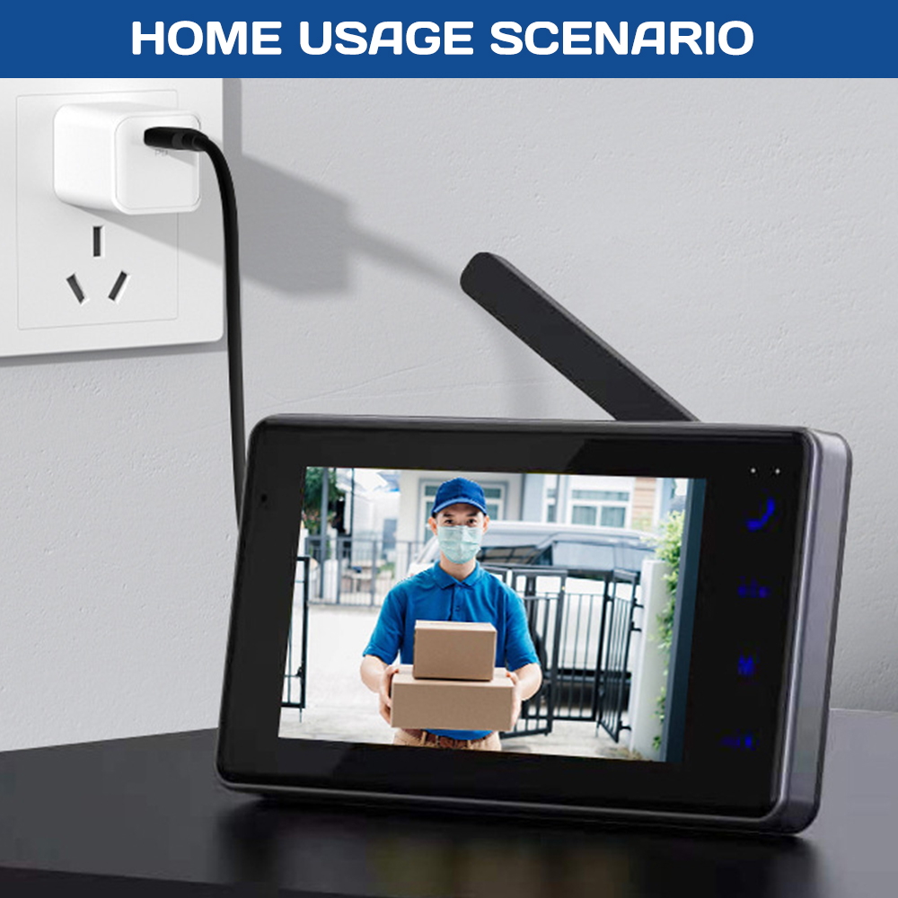 4,3-inch HD IPS-scherm Draadlo - Home Security Doorbell Camera recensie en prijs