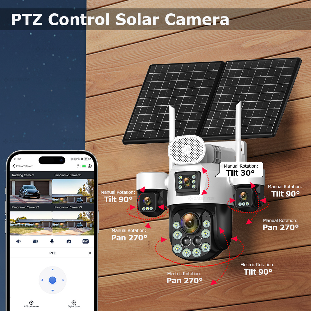 4-lens buitencamera 360° °   S - Home Security Group recensie en prijs