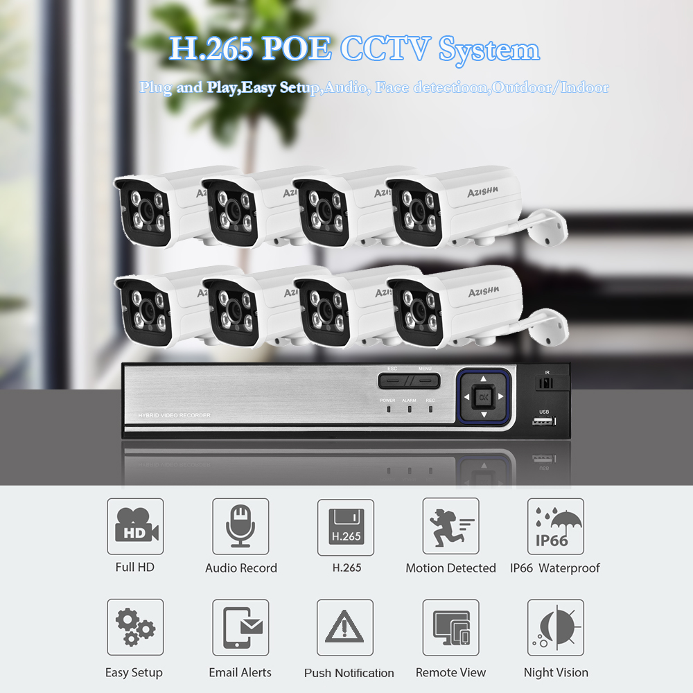 H.265 Hd 5MP Poe Nvr Kit Straa - Home Security Video Recording Systems recensie en prijs