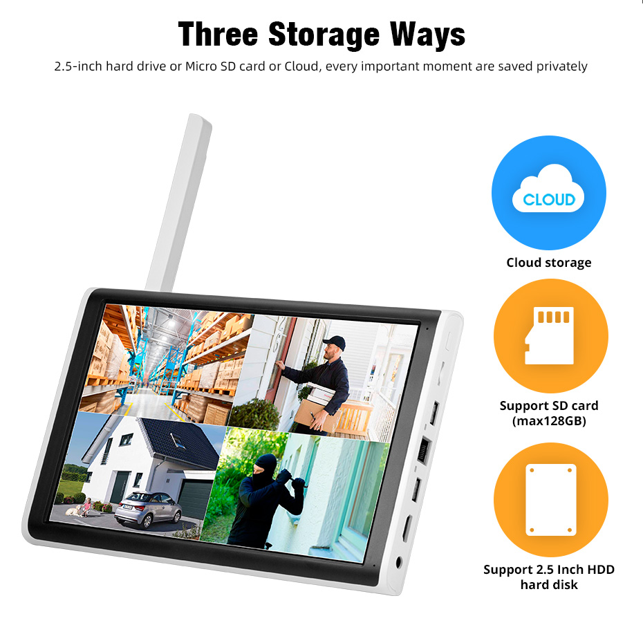 CORINA 2K 3K 4MP 8CH NVR WIFI  - Home Security Panel recensie en prijs