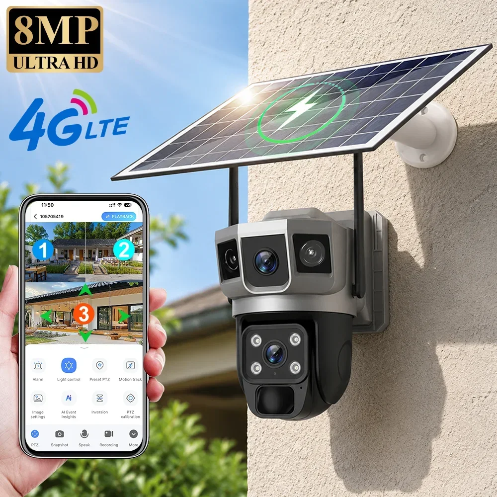 V380 4K 3 Schermen 4G Camera Z - Home Security Group recensie en prijs