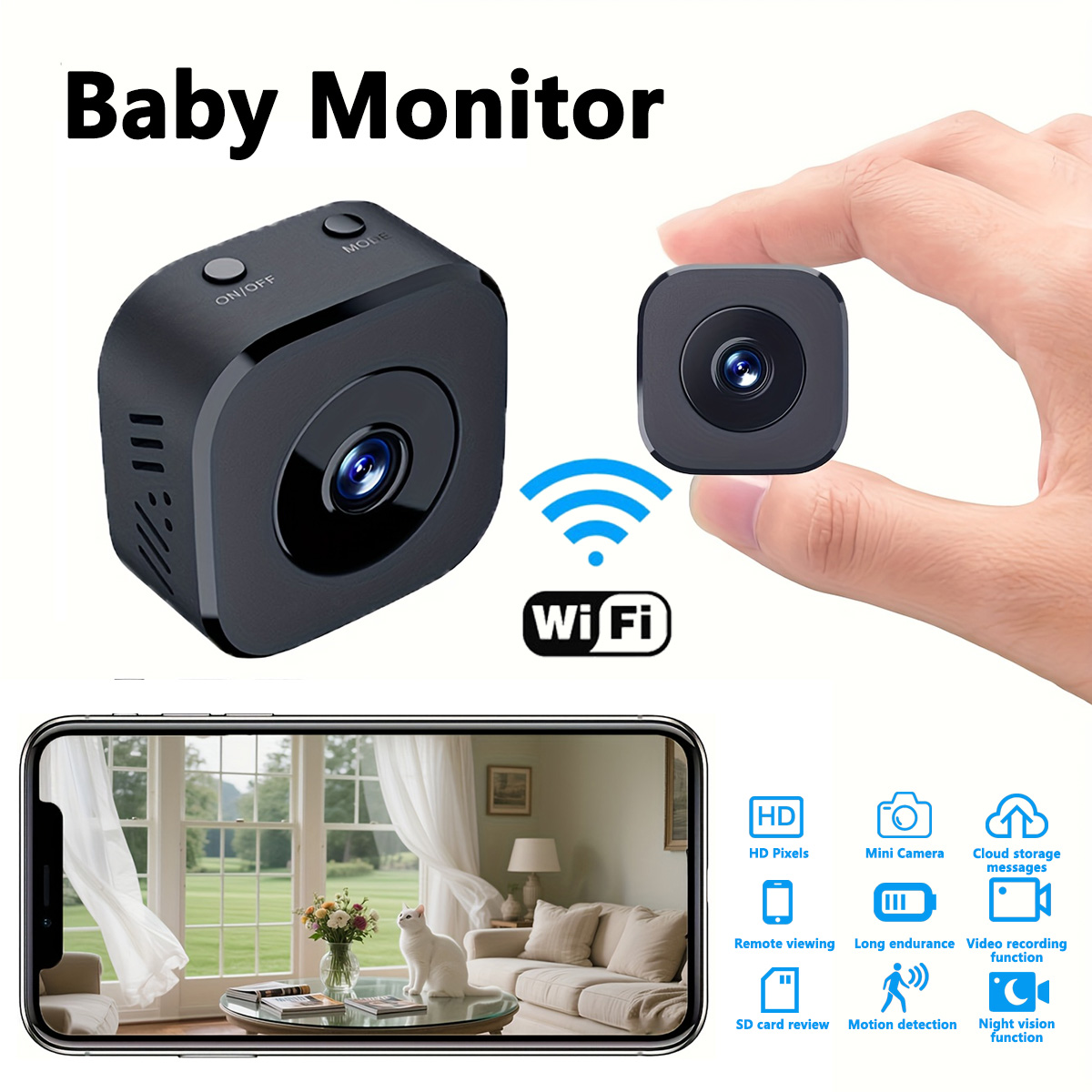 1080P HD Mini WiFi Camera Indo - Home Security Panel recensie en prijs