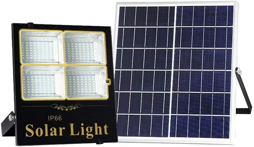 Zonne-aangedreven schijnwerper - Home Security Flood Lights recensie en prijs