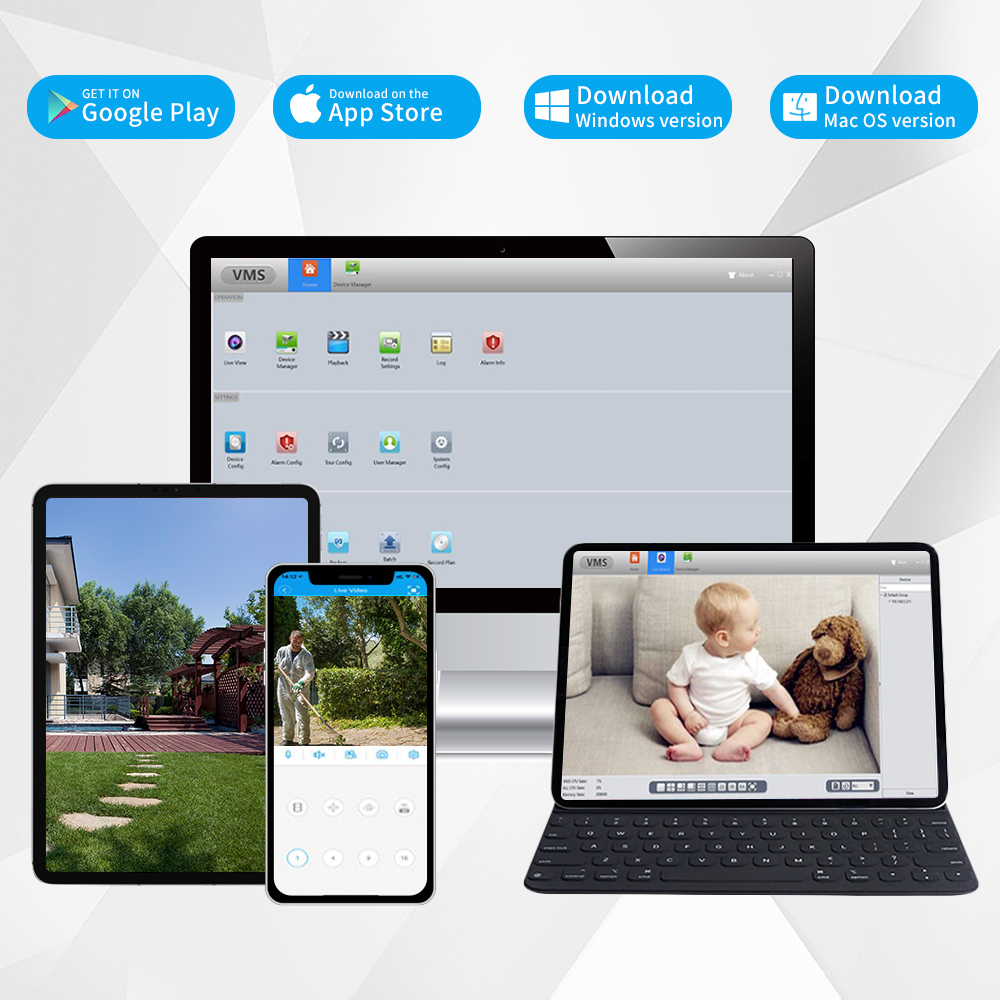 8MP 4K Ai Gezichtsdetectie Bev - Home Security Video Recording Systems recensie en prijs