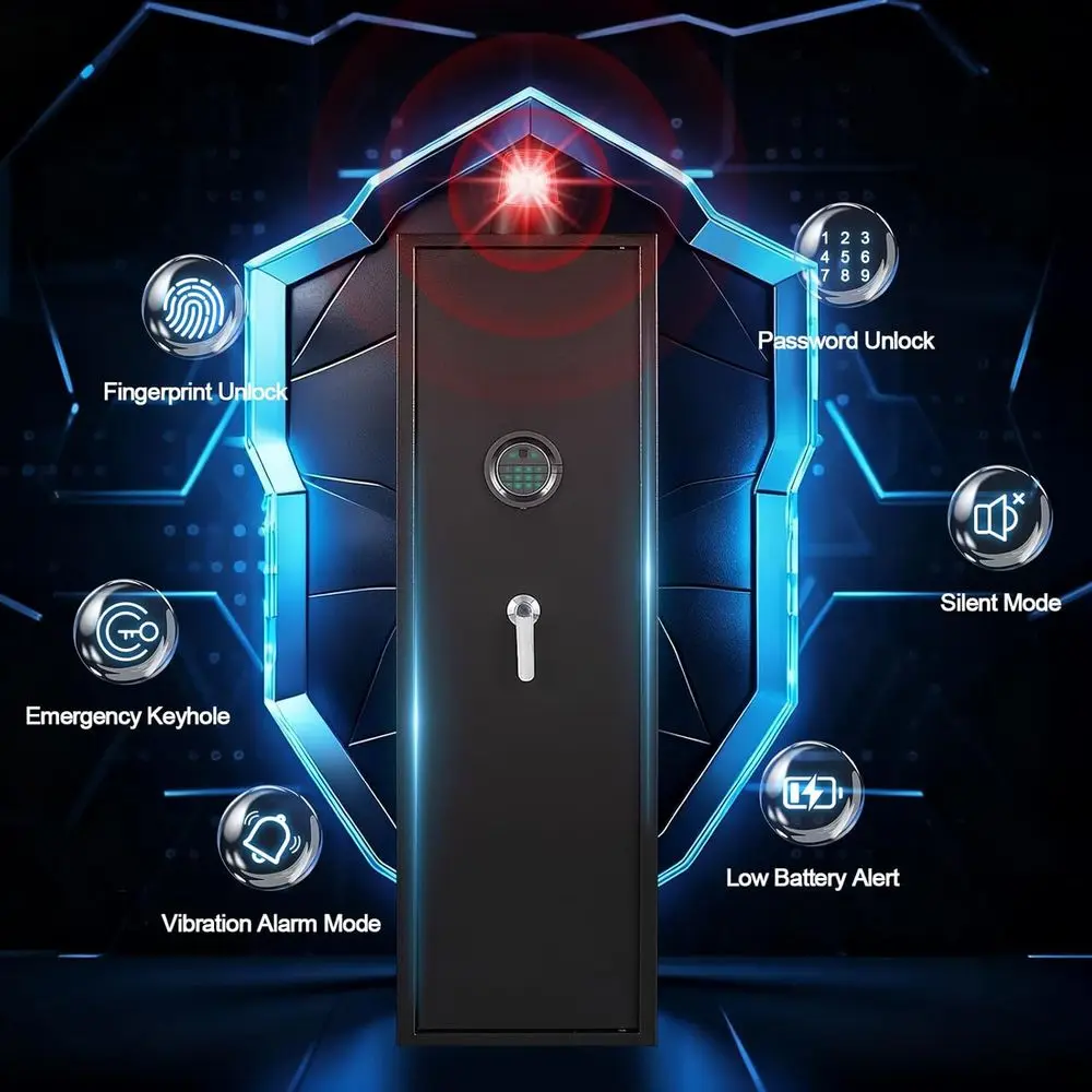 Biometrische vingerafdruksklui - Home Security Safe recensie en prijs
