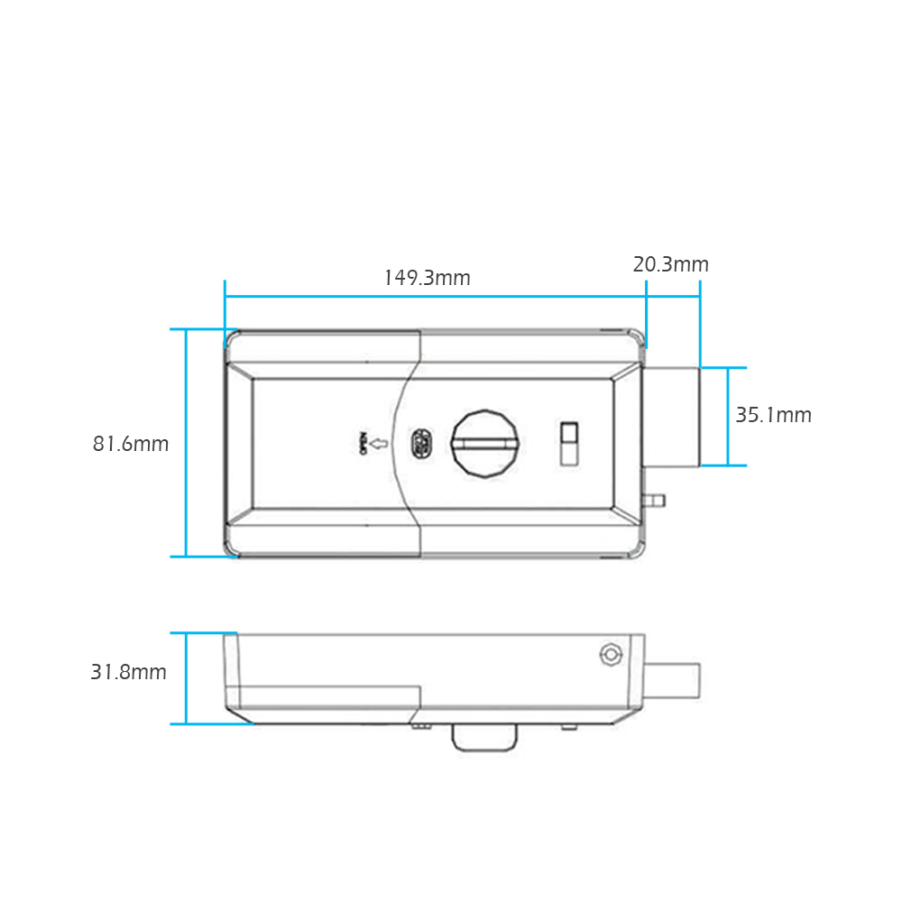 Waterdichte Smart Deur Velg Sl - Home Security Safe recensie en prijs