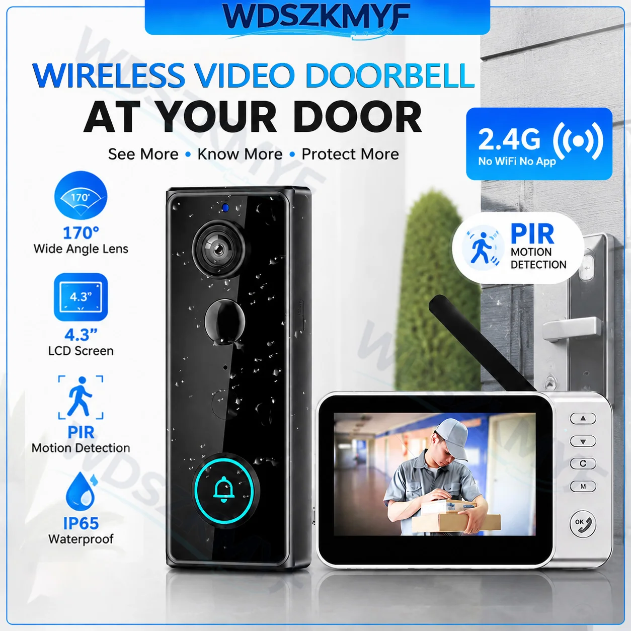 Nieuwe Waterdichte Draadloze D - Home Security Doorbell Camera recensie en prijs